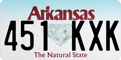 AR license plate 451KXK
