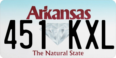 AR license plate 451KXL