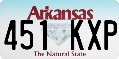 AR license plate 451KXP