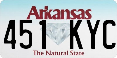 AR license plate 451KYC
