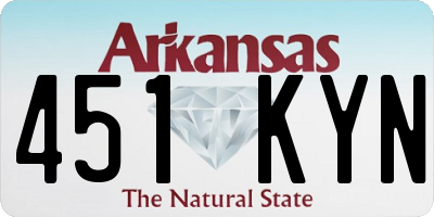 AR license plate 451KYN