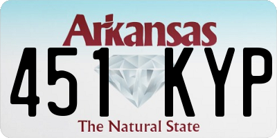 AR license plate 451KYP