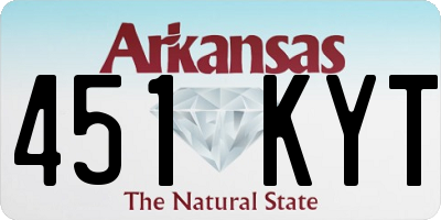 AR license plate 451KYT