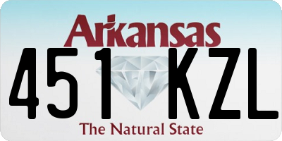 AR license plate 451KZL