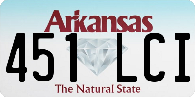 AR license plate 451LCI