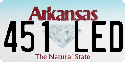 AR license plate 451LED