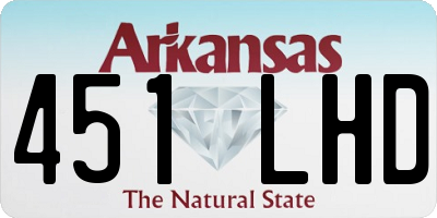 AR license plate 451LHD