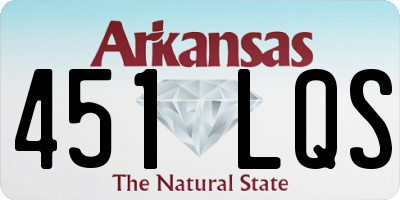 AR license plate 451LQS