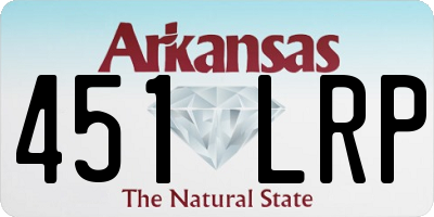 AR license plate 451LRP