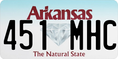 AR license plate 451MHC