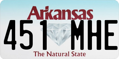 AR license plate 451MHE