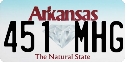 AR license plate 451MHG
