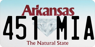 AR license plate 451MIA