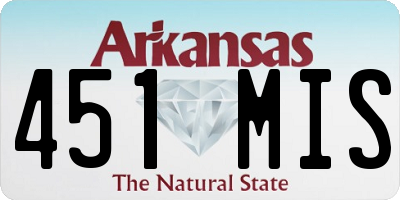 AR license plate 451MIS