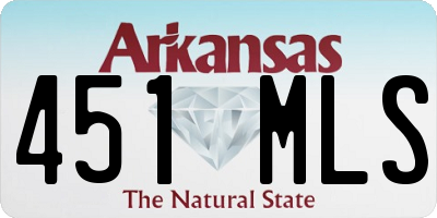 AR license plate 451MLS