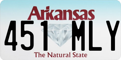 AR license plate 451MLY