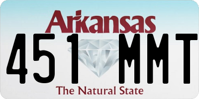 AR license plate 451MMT
