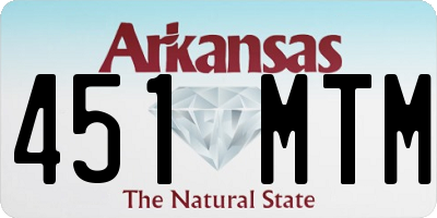 AR license plate 451MTM