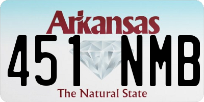 AR license plate 451NMB
