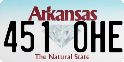AR license plate 451OHE