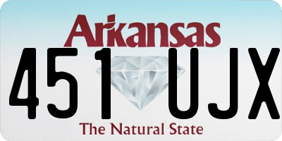 AR license plate 451UJX