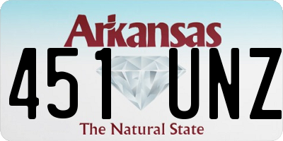 AR license plate 451UNZ