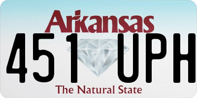 AR license plate 451UPH