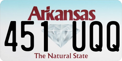AR license plate 451UQQ