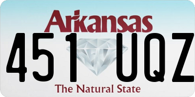 AR license plate 451UQZ