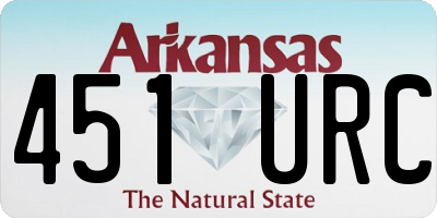 AR license plate 451URC
