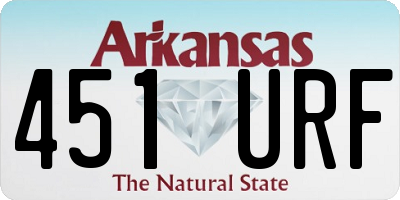 AR license plate 451URF