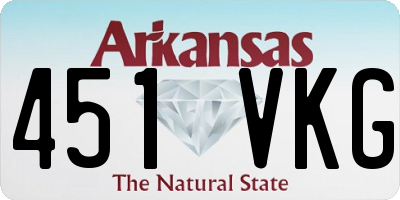 AR license plate 451VKG