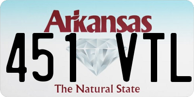 AR license plate 451VTL