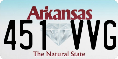AR license plate 451VVG