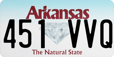 AR license plate 451VVQ