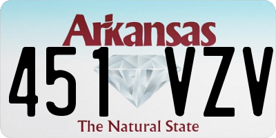 AR license plate 451VZV