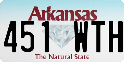 AR license plate 451WTH