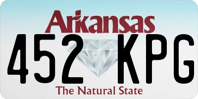 AR license plate 452KPG