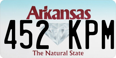 AR license plate 452KPM