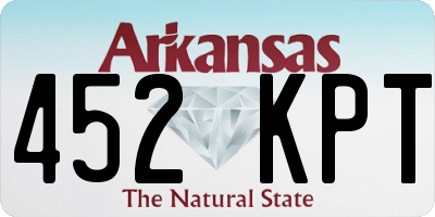 AR license plate 452KPT