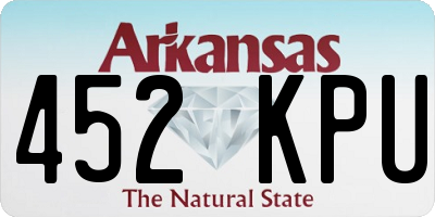 AR license plate 452KPU