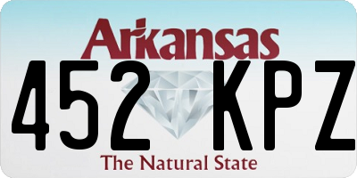 AR license plate 452KPZ