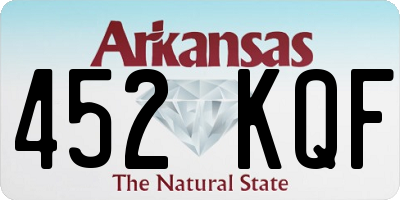 AR license plate 452KQF