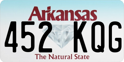 AR license plate 452KQG