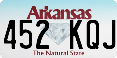 AR license plate 452KQJ