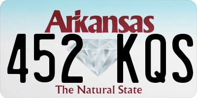 AR license plate 452KQS