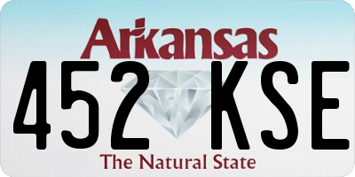 AR license plate 452KSE