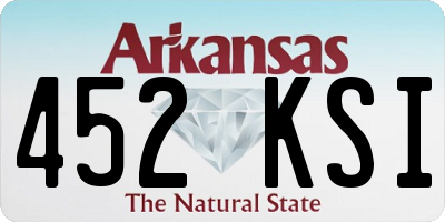 AR license plate 452KSI