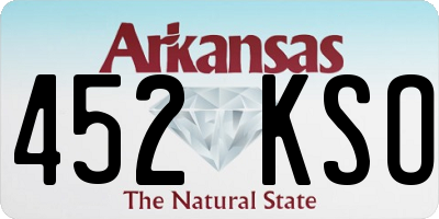 AR license plate 452KSO
