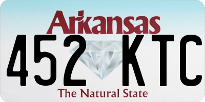 AR license plate 452KTC